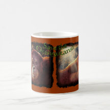 Mugg för orangutan- & Rainforestsolljusdjurlivkons