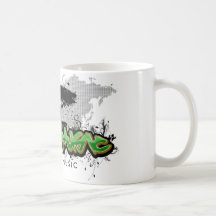 Mugg för PANGEA MUSIK Logo1