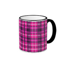 Mugg för pläd för Emo plats Punk rosa