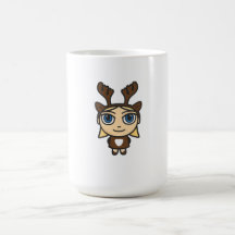 Mugg för renflickatecknad