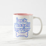 Mugg för rosa- & blåttjackRussell Terrier