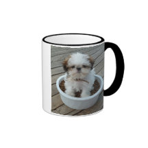 Mugg för Shih Tzu valpfoto