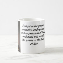 Mugg för Thomas Jefferson citationstecken 10