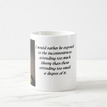 Mugg för Thomas Jefferson citationstecken 14