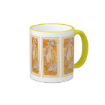 Mugg: Mucha "lilja" - blommor