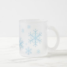 Mugg - snöflingor
