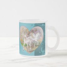 Mugg - UnicornPegasus hjärta