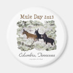 "Muledag 2013: Columbia Tn.", Rundamagnet Magnet För Kylskåp