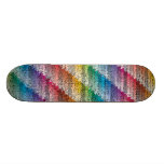 MultifärgadSkateboard