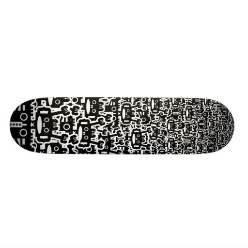 Multitude av robotar skateboard deck