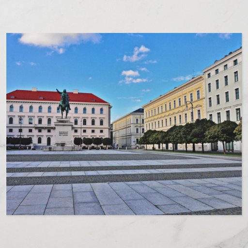 Munchen arkitektur flygblad