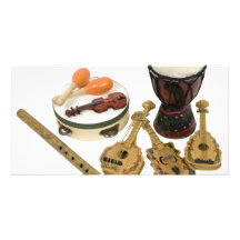 MusicalInstruments112609 kopierar Anpassade Foto Kort