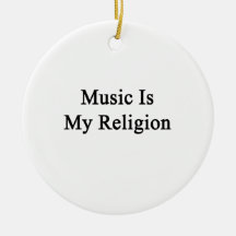 Musik är min religion julgransdekorationer