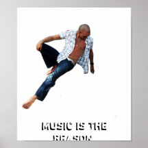 Musik är resonera affisch
