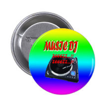 Musik Dj med bakgrund Pins
