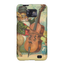 Musik för vintagekanindanande samsung galaxy s2 fodral