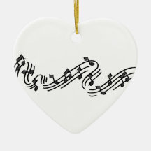 Musik noter juldekoration