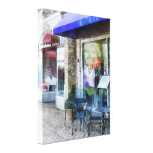 Musik och kaffeCafe Canvastryck