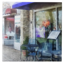 Musik och kaffeCafe Keramiska Plattor