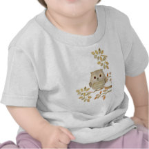 Musikalisk träduggla t-shirts