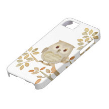 Musikaliskt trädugglafodral iPhone 5 Case-Mate fodraler