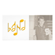 musikband fotokort mall