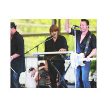 Musikband Sträckt Canvastryck