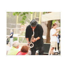 Musikband Sträckt Kanvastryck