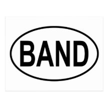 MusikbandOval Vykort