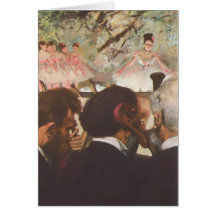 Musiker i orkesteren av Edgar Degas kortet