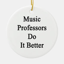Musikprofessorer gör det som är bättre julgransdekoration