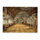 Musikrum, Neuschwanstein slott, övreBayern, Vykort