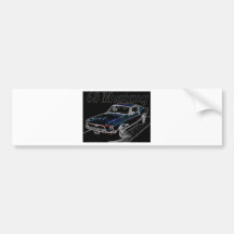 mustang 68 bildekaler