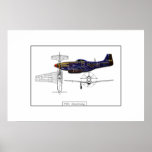 Mustang P51 Print