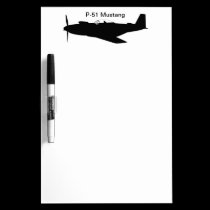 Mustang P-51 dry erase boards