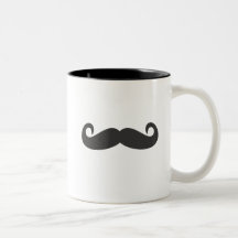 Mustasch Kaffe Kopp
