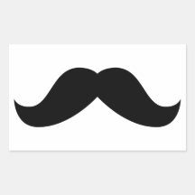 Mustasch Klistermärke
