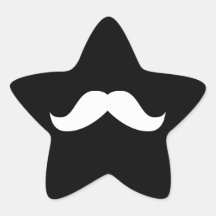 Mustasch Klistermärke