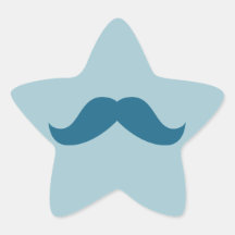 Mustasch Klistermärke