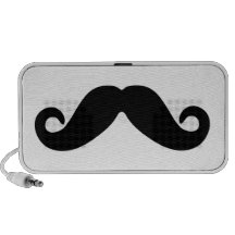 mustasch minihögtalare