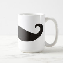 Mustasch/Moustache/Schnurrbart Kaffe Kopp