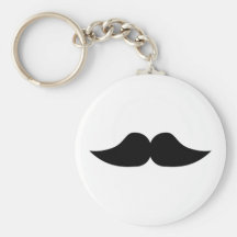 Mustasch Nyckel Ring