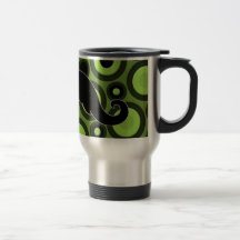 Mustasch på Retro bakgrund Kaffe Mugg