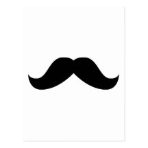Mustasch Vykort