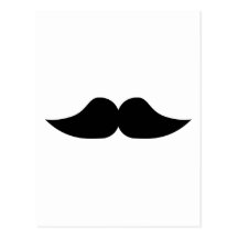 Mustasch Vykort
