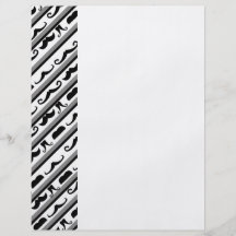 Mustaschen görar randig reklamblad flygblad designs