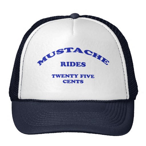 Mustaschen rider tjugo fem Cents Mesh Kepsar