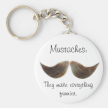 Mustascher Nyckel Ring