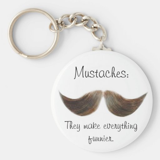 Mustascher Nyckel Ring
