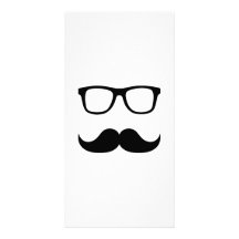 Mustaschexponeringsglas Fotokort Mall